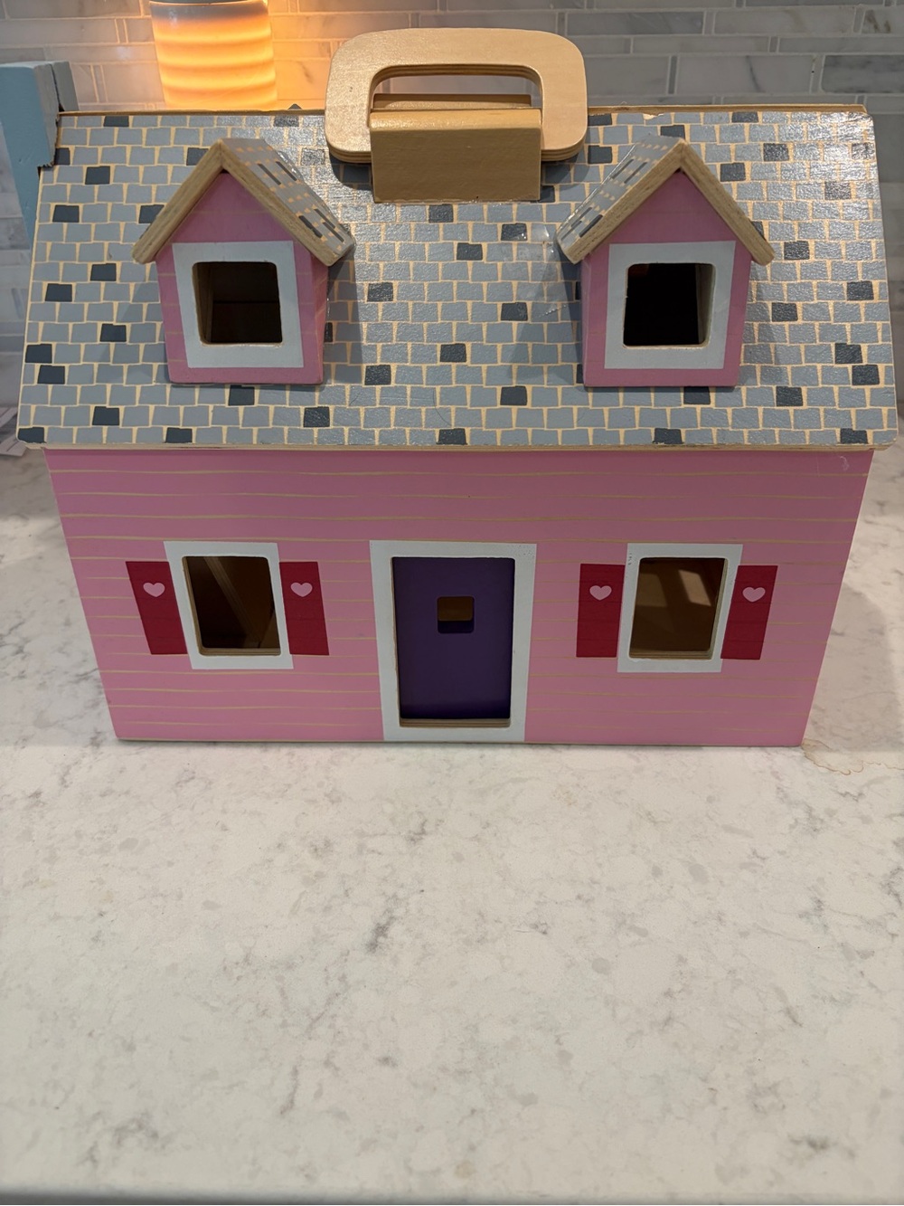 Melissa and Doug Folding Dollhouse - wooden